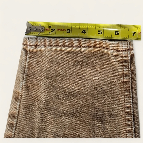 Lee Riveted Collection Vintage Tan‎ Jeans | Women’s 12P | 100% Cotton - Picture 7 of 11